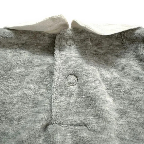 Mud Pie | Gray Velour Set (0-3 mos) - Picture 5 of 8